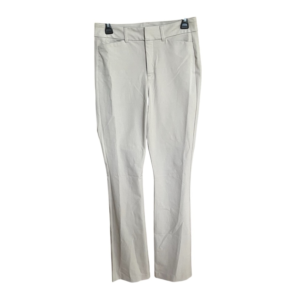 Old Navy Khaki High Rise Boot Cut Pixie Dress Pants Classic Tan Size 4 Tall
